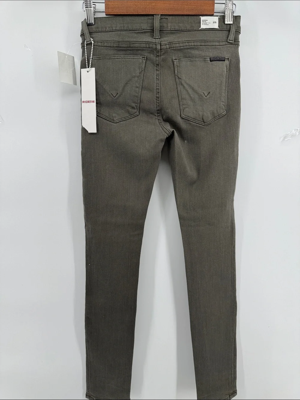 Hudson Nico Midrise Ankle Jeans Women's Sz 25 NWT Tropper Green